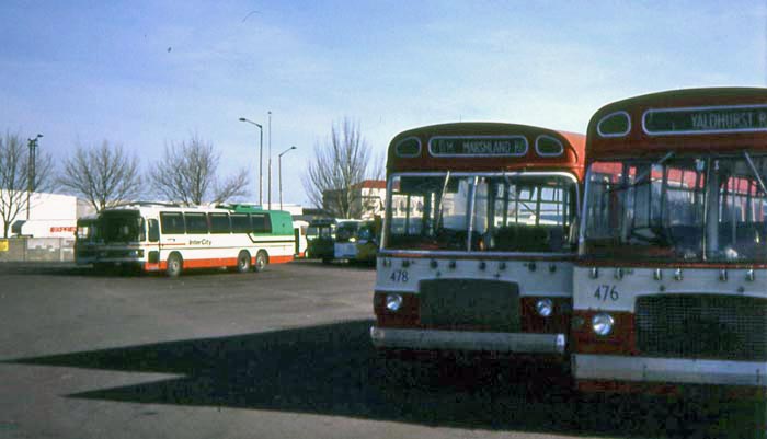 Red Bus Bristol RELL6L Hawkes 476 & 478
